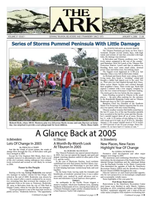 Front page of The Ark, January 4, 2006