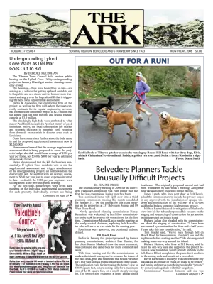 Front page of The Ark, January 25, 2006