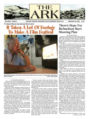 Front page of The Ark, February 22, 2006