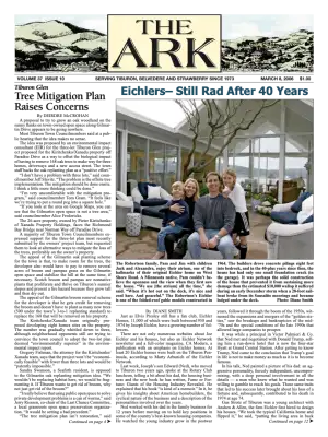 Front page of The Ark, March 8, 2006