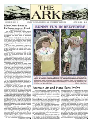Front page of The Ark, April 12, 2006