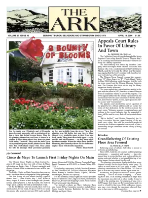 Front page of The Ark, April 19, 2006
