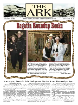 Front page of The Ark, May 24, 2006