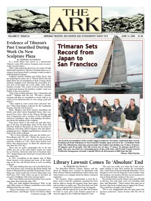 Front page of The Ark, June 14, 2006