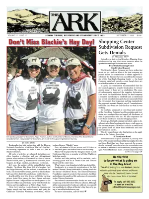 Front page of The Ark, September 27, 2006