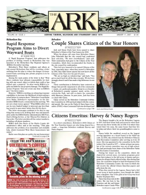 Front page of The Ark, January 17, 2007
