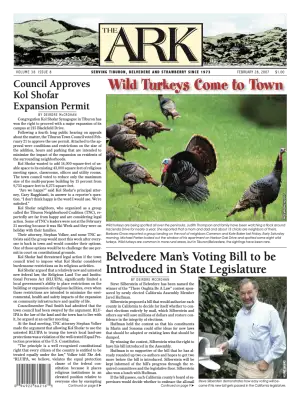 Front page of The Ark, February 28, 2007