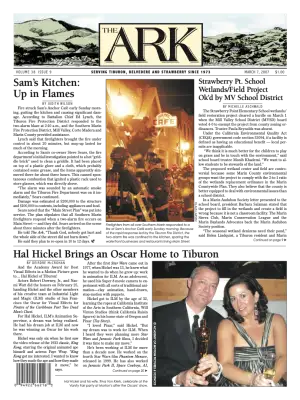 Front page of The Ark, March 7, 2007