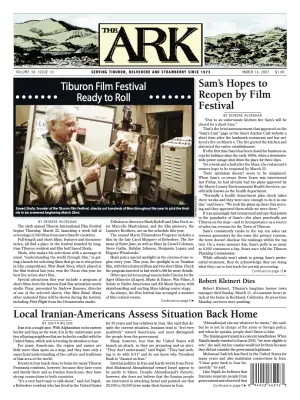 Front page of The Ark, March 14, 2007