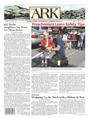 Front page of The Ark, April 4, 2007
