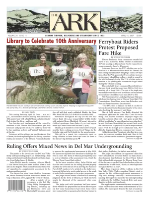 Front page of The Ark, April 18, 2007