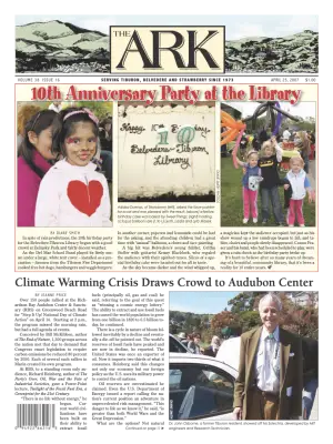 Front page of The Ark, April 25, 2007