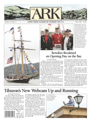 Front page of The Ark, May 2, 2007