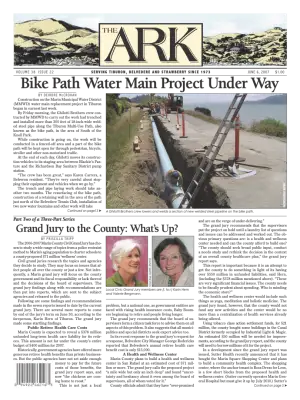 Front page of The Ark, June 6, 2007