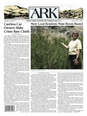 Front page of The Ark, July 5, 2007