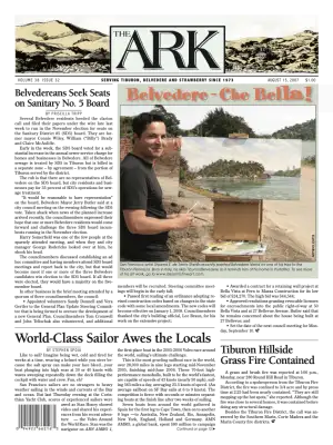 Front page of The Ark, August 15, 2007
