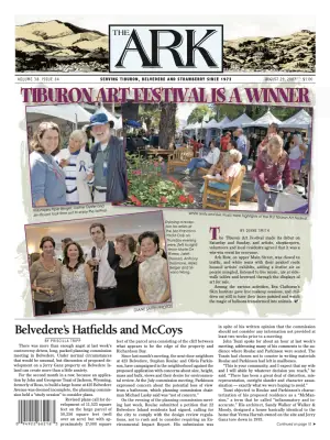 Front page of The Ark, August 29, 2007