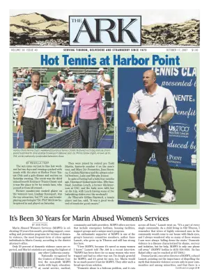 Front page of The Ark, October 17, 2007