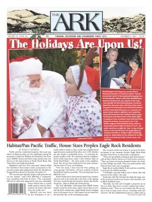 Front page of The Ark, December 5, 2007