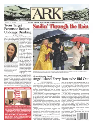 Front page of The Ark, January 30, 2008