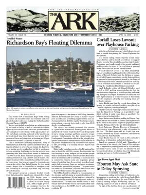 Front page of The Ark, April 16, 2008