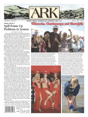 Front page of The Ark, May 21, 2008
