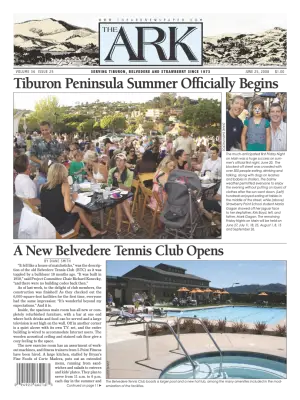 Front page of The Ark, June 25, 2008