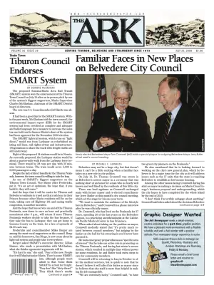 Front page of The Ark, July 23, 2008