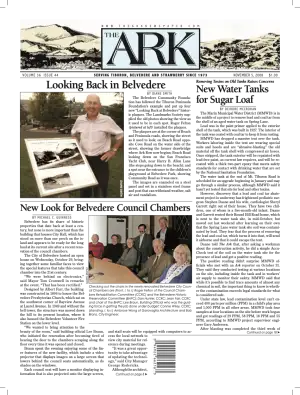 Front page of The Ark, November 5, 2008