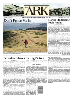 Front page of The Ark, February 4, 2009