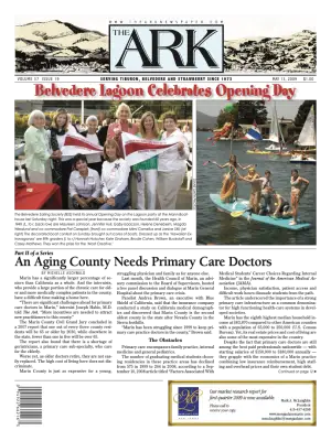Front page of The Ark, May 13, 2009