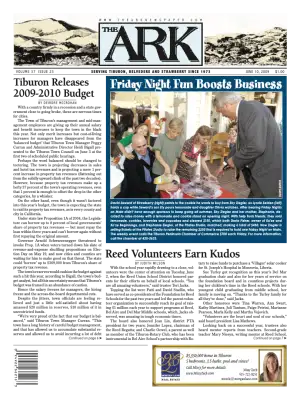 Front page of The Ark, June 10, 2009