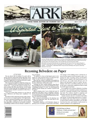 Front page of The Ark, June 24, 2009