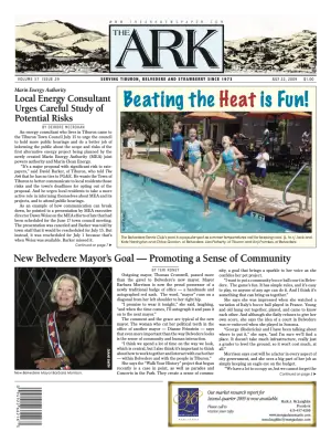 Front page of The Ark, July 22, 2009