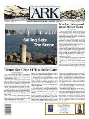 Front page of The Ark, August 19, 2009