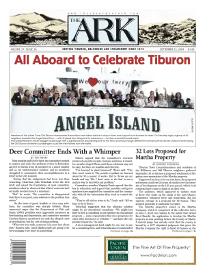 Front page of The Ark, September 23, 2009