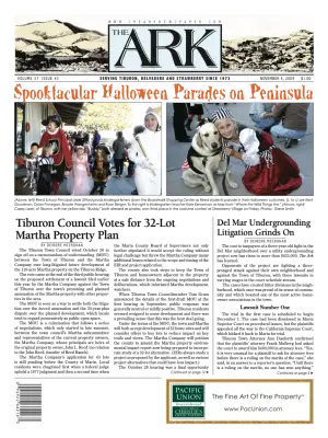 Front page of The Ark, November 4, 2009