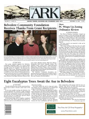 Front page of The Ark, November 18, 2009
