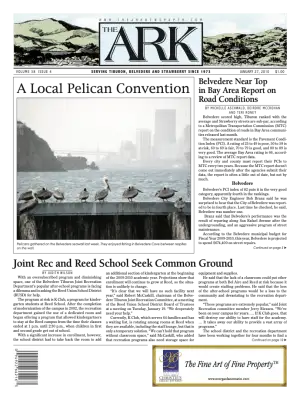 Front page of The Ark, January 27, 2010