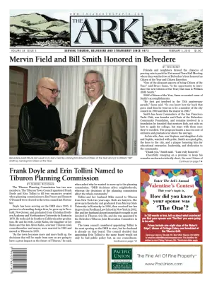 Front page of The Ark, February 3, 2010