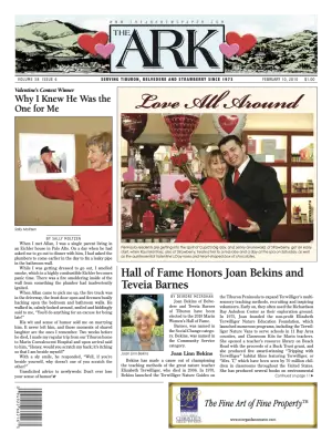 Front page of The Ark, February 10, 2010