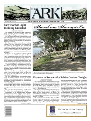 Front page of The Ark, February 24, 2010