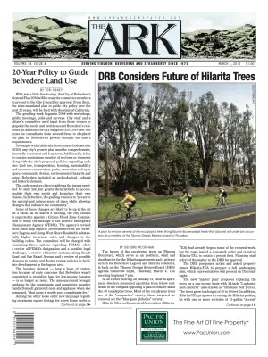 Front page of The Ark, March 3, 2010