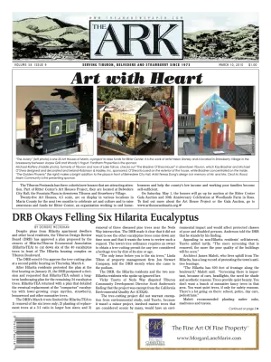 Front page of The Ark, March 10, 2010