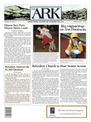 Front page of The Ark, March 24, 2010