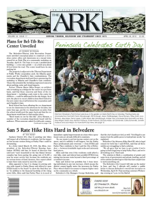 Front page of The Ark, April 28, 2010