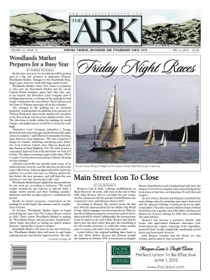 Front page of The Ark, May 12, 2010