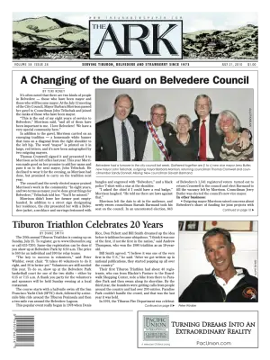 Front page of The Ark, July 21, 2010