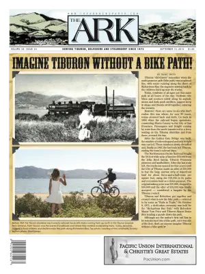 Front page of The Ark, September 15, 2010