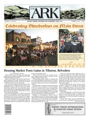 Front page of The Ark, October 6, 2010